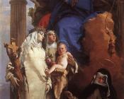 乔瓦尼 巴蒂斯塔 提埃波罗 : The Virgin Appearing to Dominican Saints